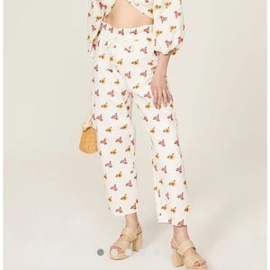 Farm Rio Mixed Cross Stitch Pants